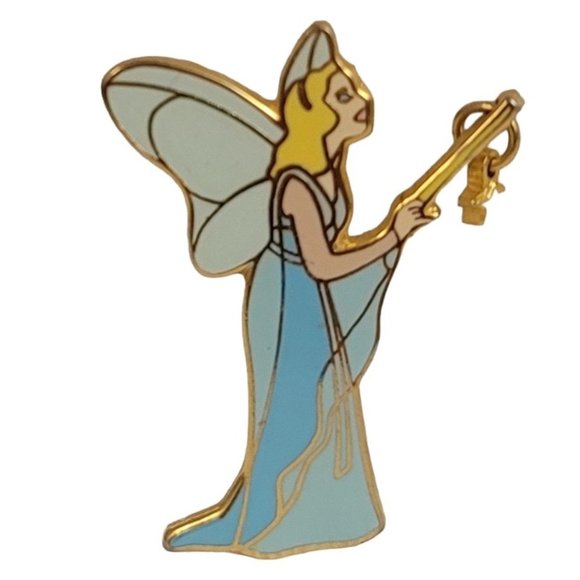 Disney 2002 Pinocchio's Blue Fairy With Star Charm Wand Character Pin, E19 - Picture 3 of 8